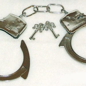 Metal handcuffs novelty