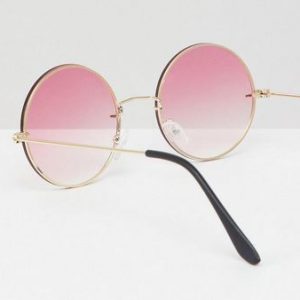 Pink hippie glasses