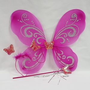 Cerise pink wing set