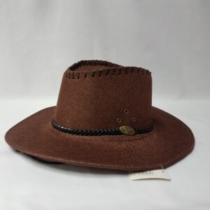 Brown cowboy hat