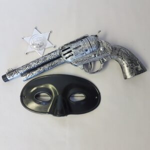 Gun, mask & badge set