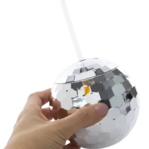 Disco ball sippy cup