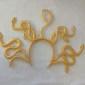 Gold Medusa snake headdress