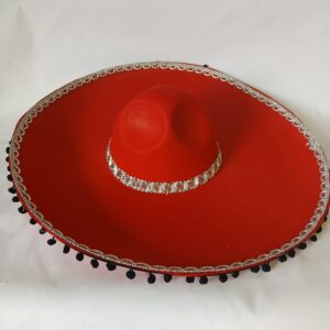 Red Mexican sombrero