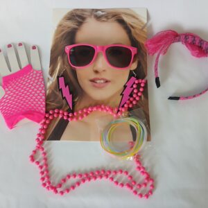 80's accessory kit pink