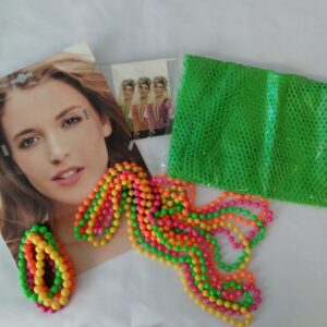 Mesh vest & beads set