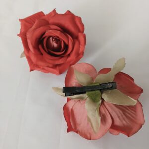 Rose hair clip