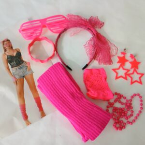 Pink 80's accessory kit