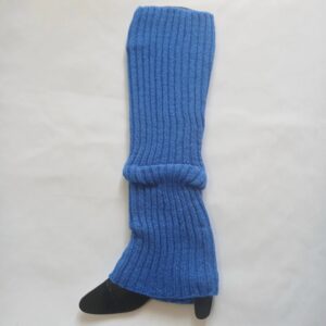 Leg warmers royal blue knit