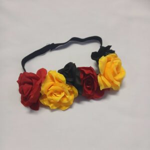 Headband with roses