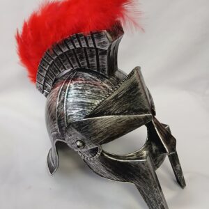 Silver Roman helmet