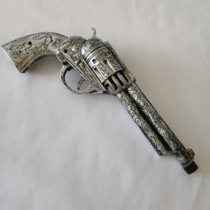 Silver cowboy gun