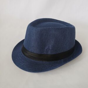 Blue fedora hat